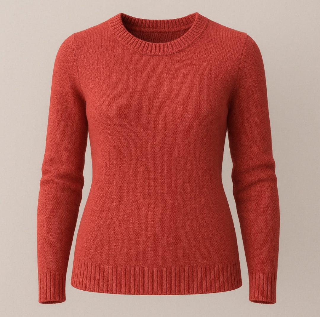 Maglione Donna – Arancione Ruggine