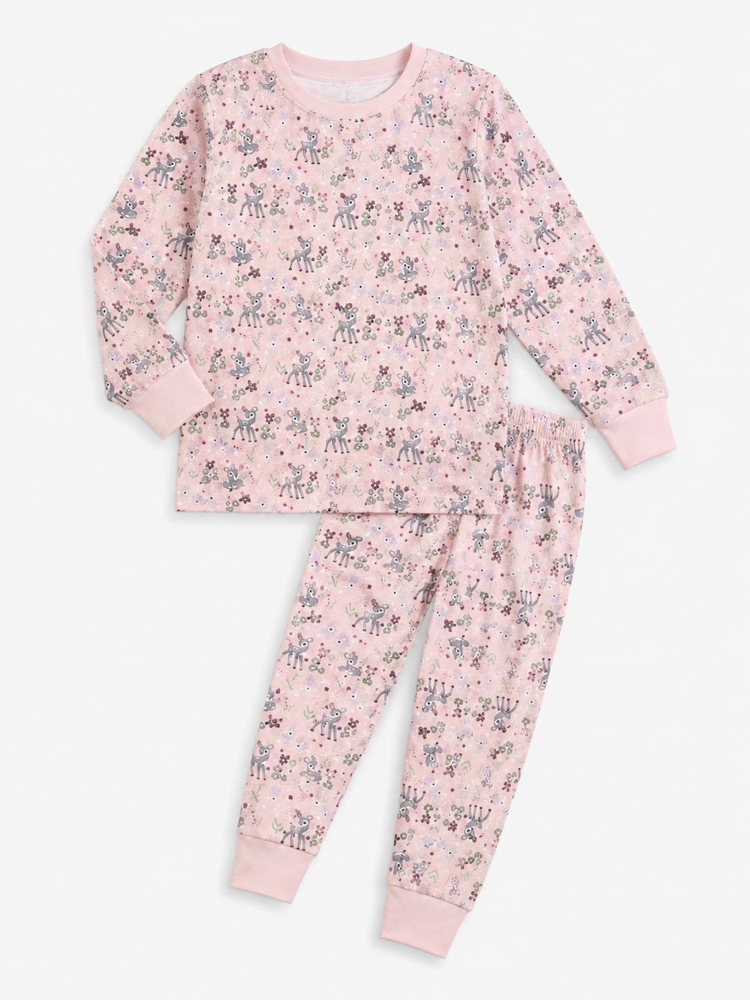 Set Pigiama Bambini in 100% Cotone – Maglia a Maniche Lunghe e Pantaloni