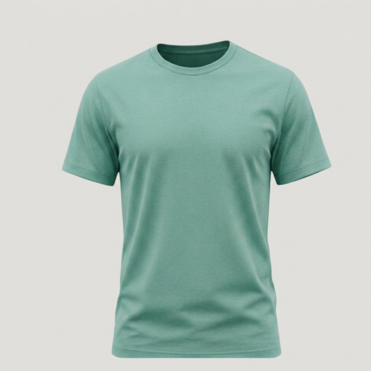 MINT–GENTS - ROUND NECK T-SHIRT Short  Sleeve