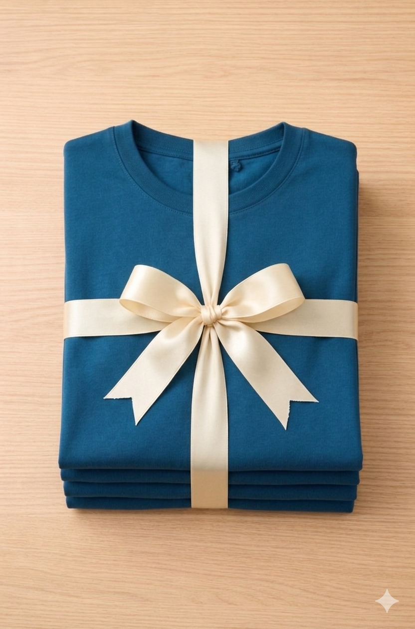 5 Pis Combo Nevy Blue  Sleeve Cotton T-Shirt | Italian Brand | Designed in Italy