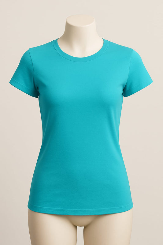 T-Shirt blue For Ladies