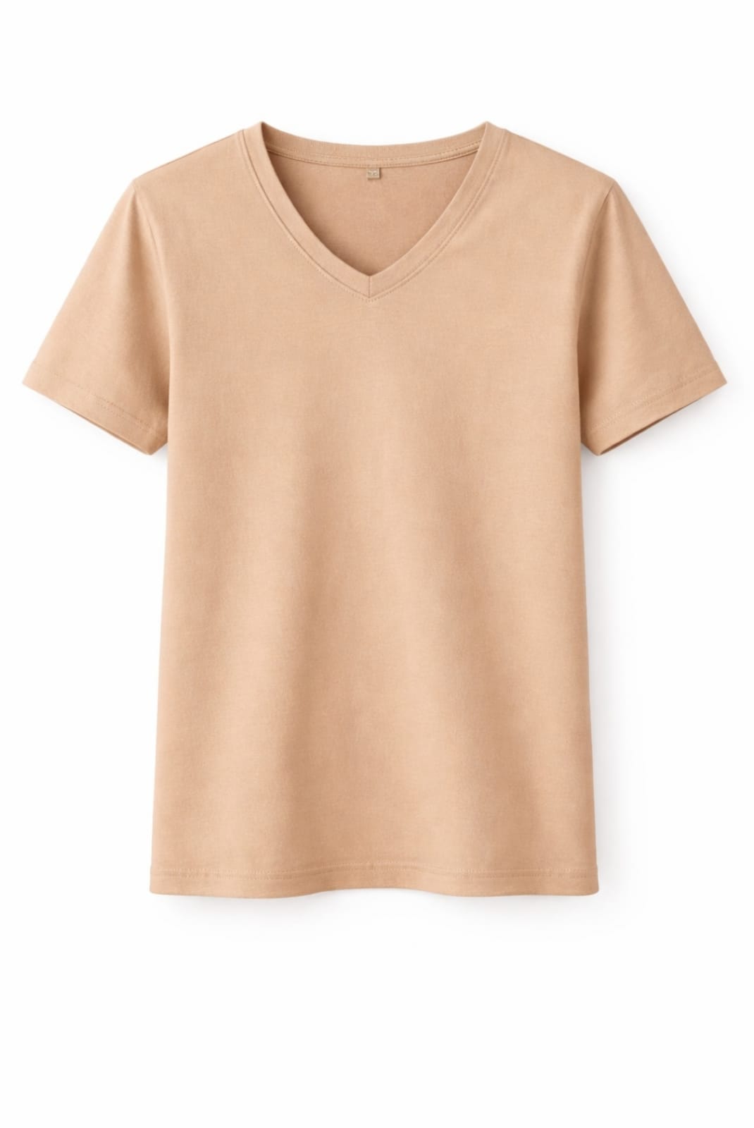 Beige Cotton Short Sleeve T-Shirt | Italian Brand | Designed in Italy