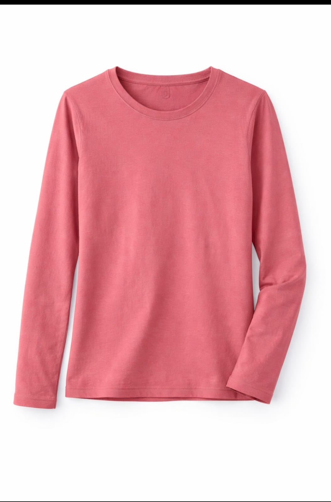 Pink Long Sleeve Cotton T-Shirt | Italian Brand | Designed in Italy