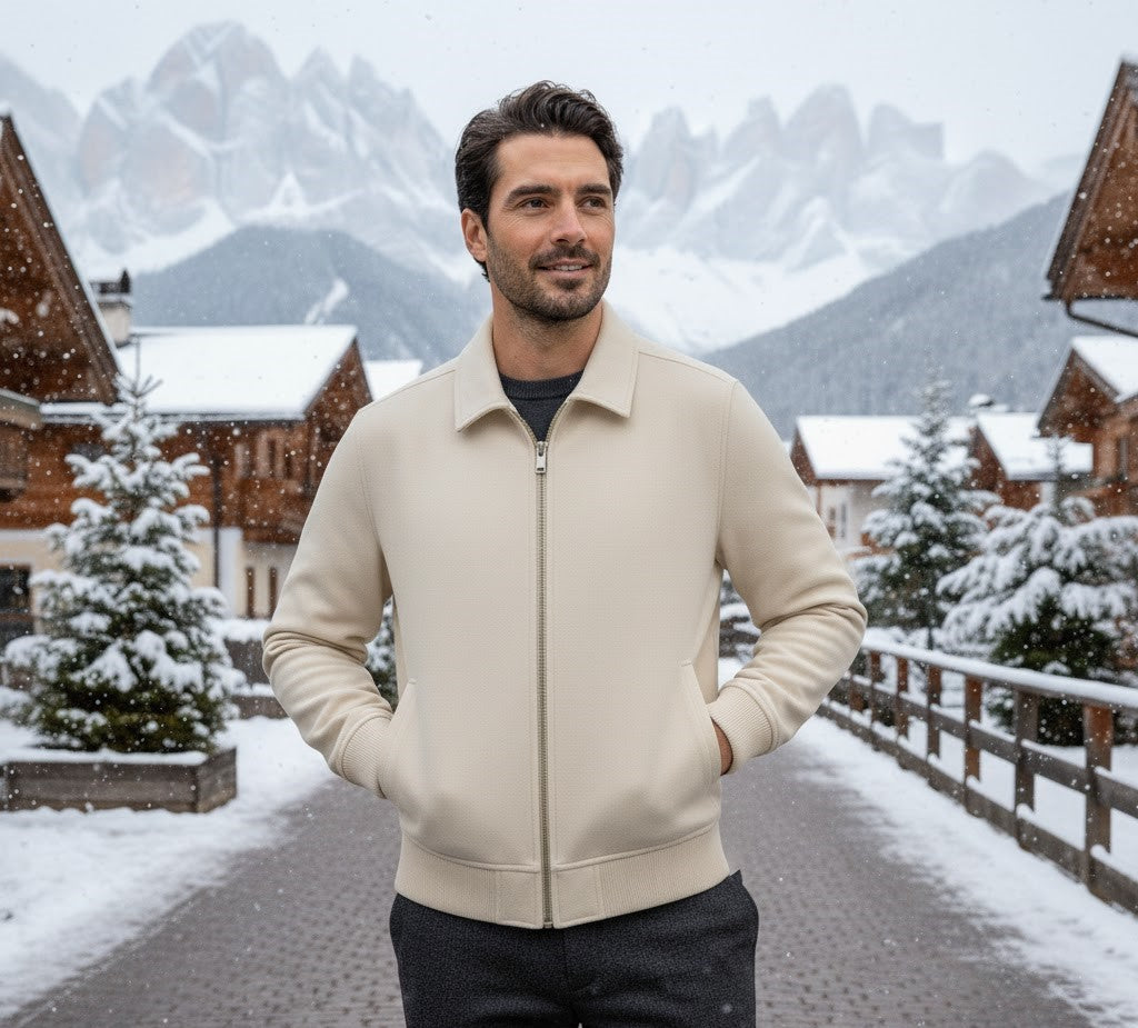 Giacca Uomo – Zip Cream