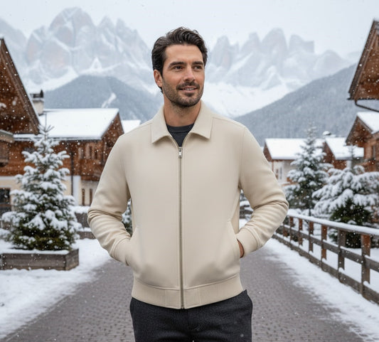 Giacca Uomo – Zip Cream