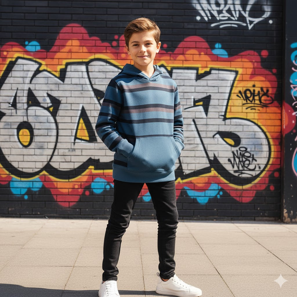 Sweatshirt for Kids navy blue-20% Discount