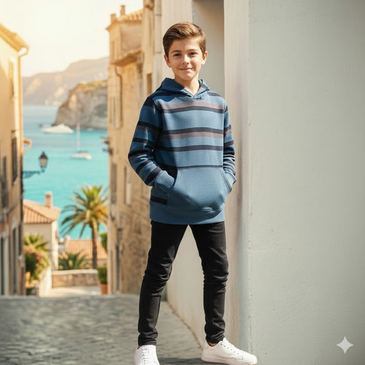 Sweatshirt for Kids navy blue-20% Discount